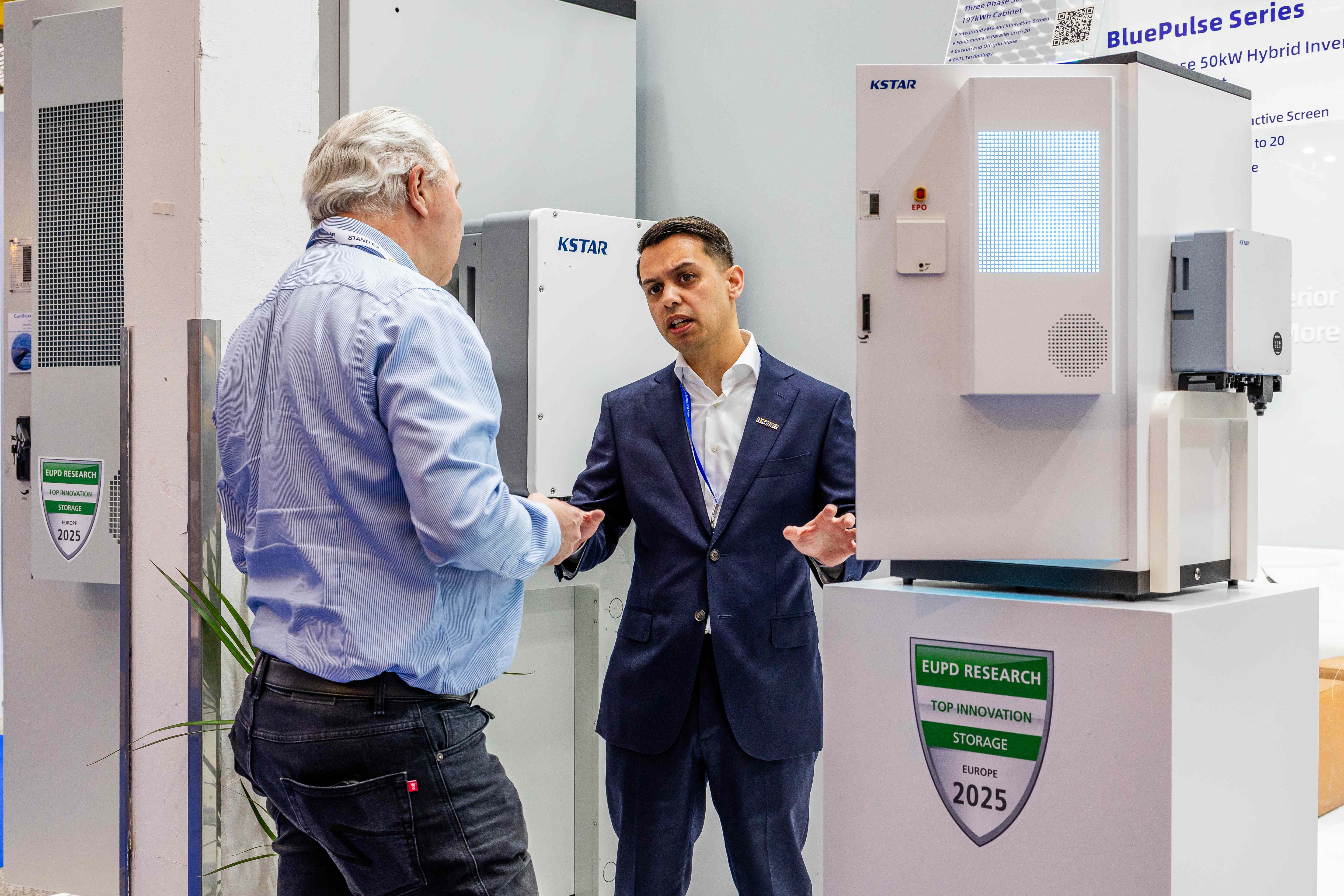 Solución de almacenamiento de energía BluePulse Series de KSTAR
